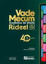 Comprar Vade Mecum Acadêmico De Direito Rideel: 2025, De Anne Joyce Angher. Vade Mecum Editorial Editora Rideel, Capa Dura, Edição 40 Em Português, 2025