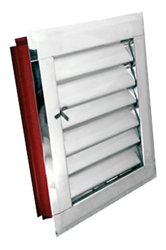 Rejilla Aireador 15x30 Ventilacion Acero Inox. Delta 2120