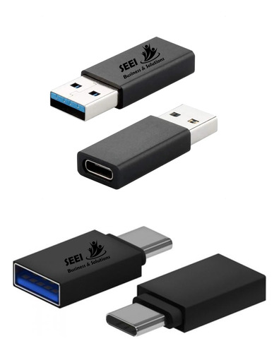 Adaptador Otg Usb-c (m)-usb-a (h) / Otg Usb-a (m)-usb-c 3.0 