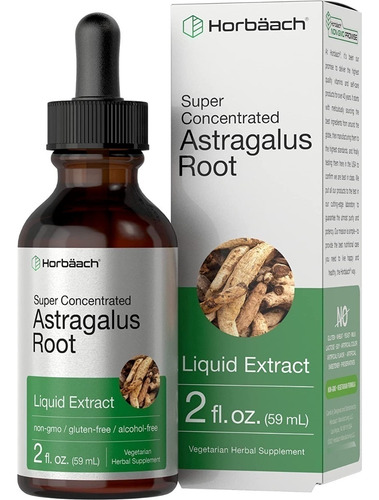 Extracto De Raíz De Astragalo Liquido 59 Ml- Horbaach -