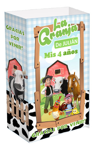 Bolsita Golosinera Imprimible La Granja De Zenon Nene