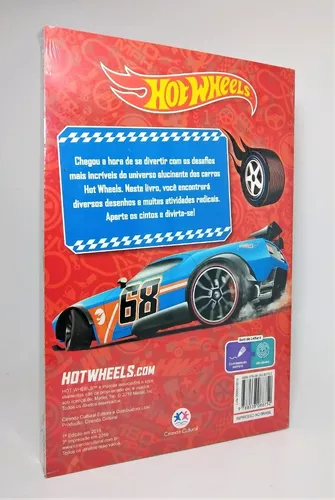 LIVRO 365 DESENHOS PARA COLORIR HOT WHEELS