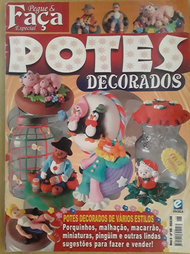 Pl265b Revista Pegue & Faça Especial Potes Decorados Nº98