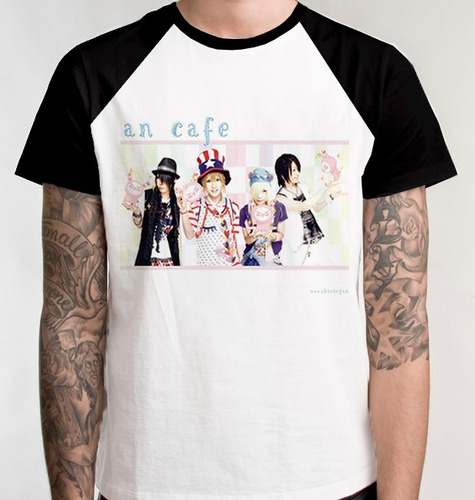 Camiseta Raglan An Cafe Banda Coreana Kpop Camisa Blusa
