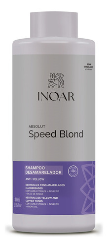  Inoar Absolut Speed Blond - Shampoo Desamarelador 800ml