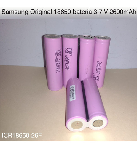 Baterías De Litio 18650 Recargables Originales 2600 Mah