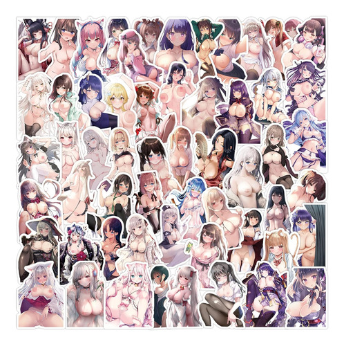 104pcs Anime Chica Pegatinas Adultos?sexy Lady Sticker?...