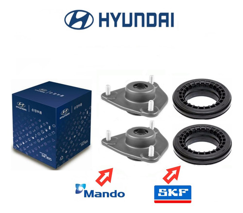 Coxim Do Amortecedor Com Rolamento Kia Sorento 2014 2015 Par