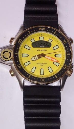 Relogio Aqualand Original Atlantis Borracha