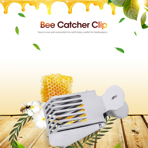 Liu 5 Piezas De Metal Con Clip For Atrapar Jaulas De Abeja