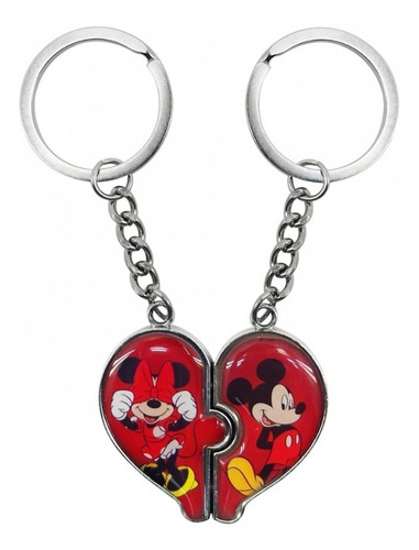 Chaveiro Duas Metades Mickey & Minnie - Disney