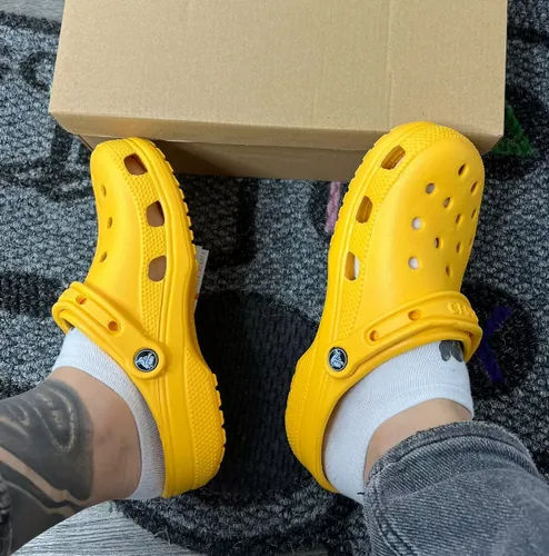 C R O C S Band 2.5 Sandalia Zueco Amarillo Dama Originales