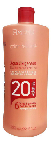 Kit Água oxigenada Amend  Amend Color Delicaté Amend Color Delicaté Água Oxigenada 950ml - 20 Volumes (6%) tom 20 volumes (6%) para cabelo