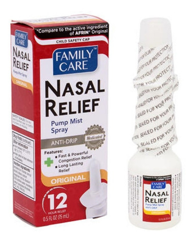 Descongestionante Nasal Family Care En Spray 15ml