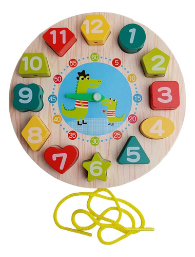Sensory Busy Boards Accesorios Reloj Con Cuentas De Madera