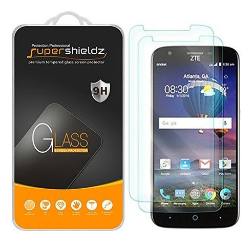 2pack Supershieldz Para Zte Avid 916 Protector De Pantalla D