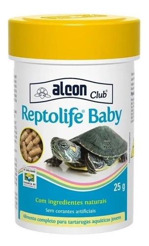 Ração Extrusada Tartarugas Jovens Reptolife Baby 25g Alcon