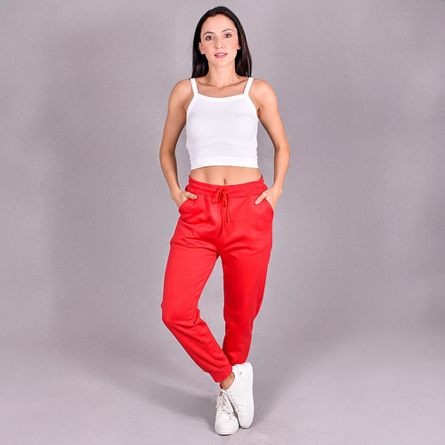 Pants Jogger Mujer Deportivo Ajustable Con Bolsas Casual