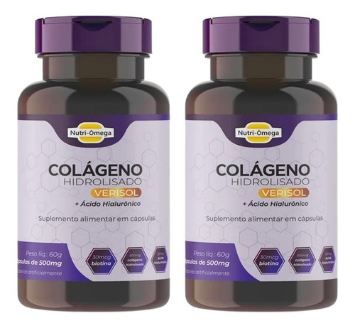 Colágeno Verisol con ácido hialurónico completo 120 cápsulas