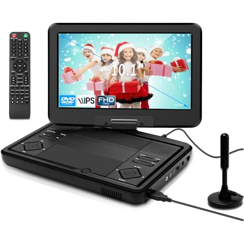 Feihe 10.1  Portable Tv/dvd Player Con Pantalla Led Bskrl