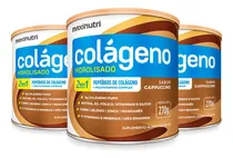 Comprar Suplemento Em Pó Maxinutri Colágeno Hidrolisado Pó Colágeno Hidrolisado 2 Em 1 Colágeno Colágeno Hidrolisado 2 Em 1 Sabor Cappuccino Em Lata De 800g Pacote X 3 U