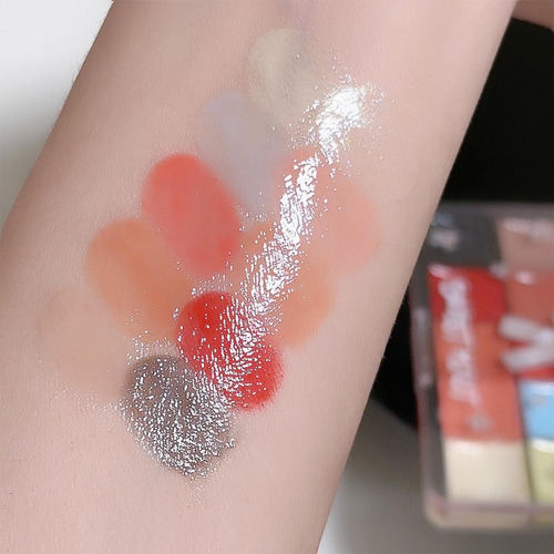 Juego De Paleta De Labios Paleta De Brillo De Labios Maquill