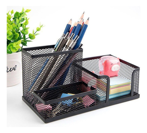 Para Organizador De Escritorio Con Portalápices Grande, 3