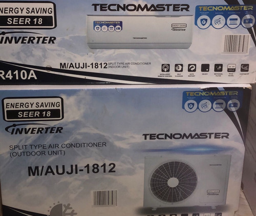 Aire Acondicionado Inverter Tecnomaster 9000/btu 18seer