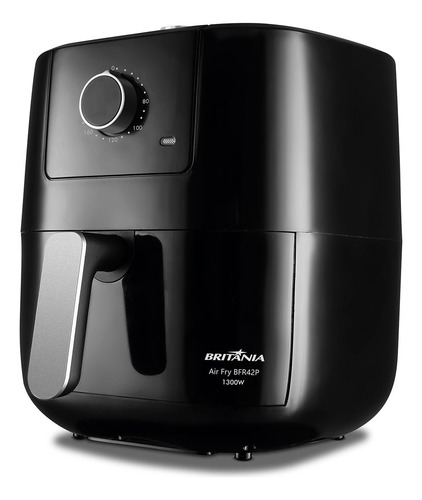 Air Fryer Britânia 3l Revestimento Antiaderente 1300w Bfr42p Cor Preta 127V