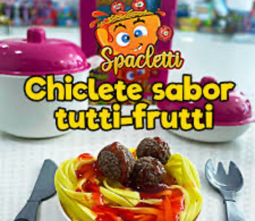 Chiclete Novidade Spacletti Divertido Diferente Delicioso
