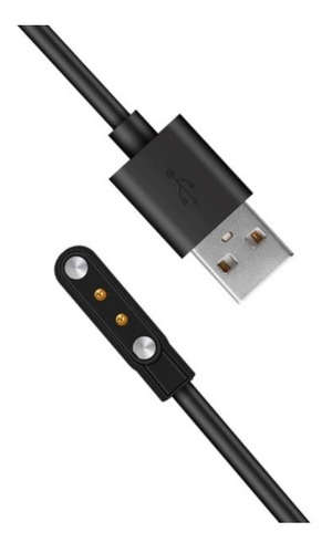 cargador de base para Smartwatch Cable de carga para Smartwatch cable de carga USB magnético para el cable de base Haylou Solar LS05 Sport Smartwatch cargador de succión magnético de 2 pines 