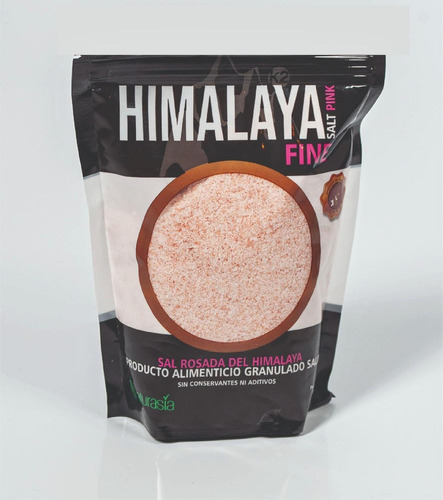 Sal Rosada Del Himalaya Fina X 400 Grs Naturasia