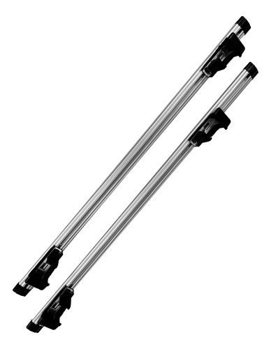 Imagen 4 de 6 de Barra Porta Equipaje Universal Aluminio 125 Cms + Llave