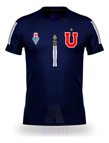 Polera Universidad De Chile Dry Fit Adulto Personalizada