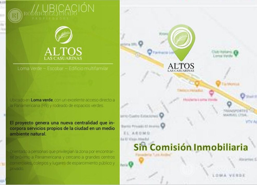 Imagen 2 de 9 de Departamento - Loma Verde - Altos Las Casuarinas 2 Amb - Sin Comision Inmobiliaria
