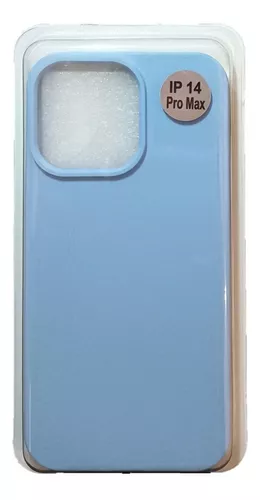 FUNDA IPHONE 14 PRO MAX SILICONE CASE FELPA Y LOGO