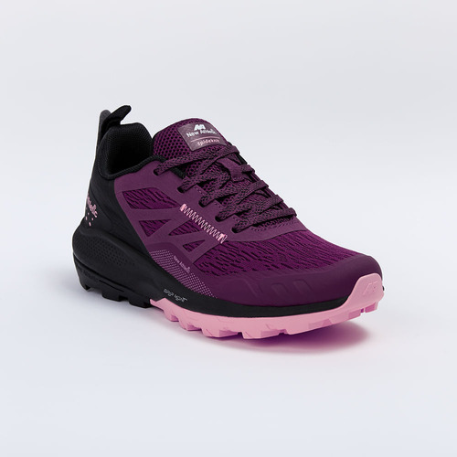 Zapatillas New Athletic Outdoor Crip Mont12 Gris Con Morado 