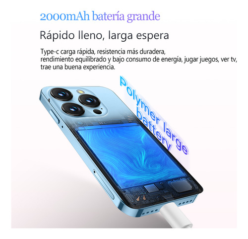Miniteléfono Inteligente Aiek Xs19, 3g, 3,8 Pulgadas, 2 Gb De Ram, 16 Gb De Rom, Android 10.0, Reconocimiento Facial, 2000 Mah, Wifi, Bluetooth