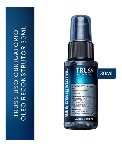 Óleo Truss Profissional Reconstrutor Uso Obrigatório 30ml