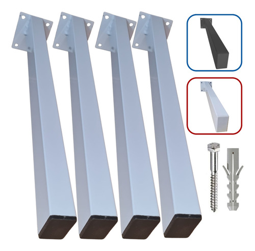 Suporte Para Pia De Parafusar 60cm 4un Grapa Granito Bancada