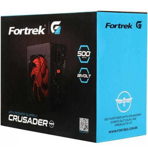 Imagem 4 de 4 de Fonte Atx 300w Fortrek Crusader