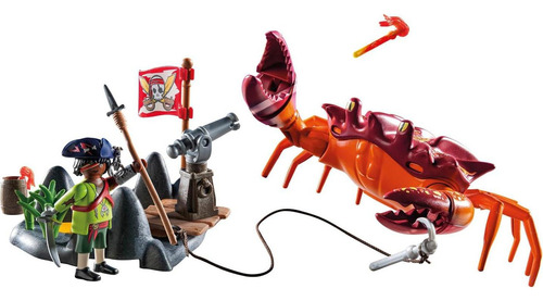 Playmobil Piratas: Batalla Cangrejo Gigante 26 Piezas