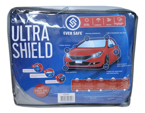 Funda Cubre Auto Eversafe Impermeable Afelpada Con Broches