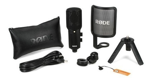 Micrófono Rode NT-USB condensador cardioide negro