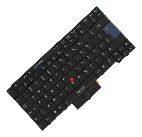Teclado Para Lenovo Thinkpad T410si Cor Conforme Imagens Do Anúncio Idioma Português Brasil