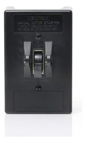 Leviton N1303-tds 30 Amp  600 V  Toggle Three-pole Ac Moto