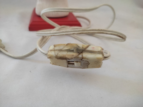 Imagen 4 de 8 de Lampara Oso Coca Cola Yeso Y Madera Vintage 01