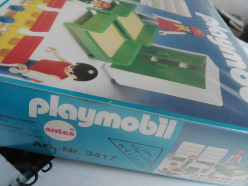 Playmobil Vintage Jardín De Infantes ¡nuevo! ¡hermoso!