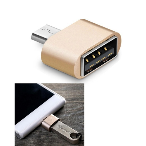 Pack10 Adaptador Otg Micro Usb A Usb Hembra