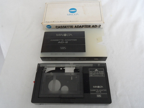 Minolta Ad-2 Adaptador De Cassette Vhs-c A Vhs Japones